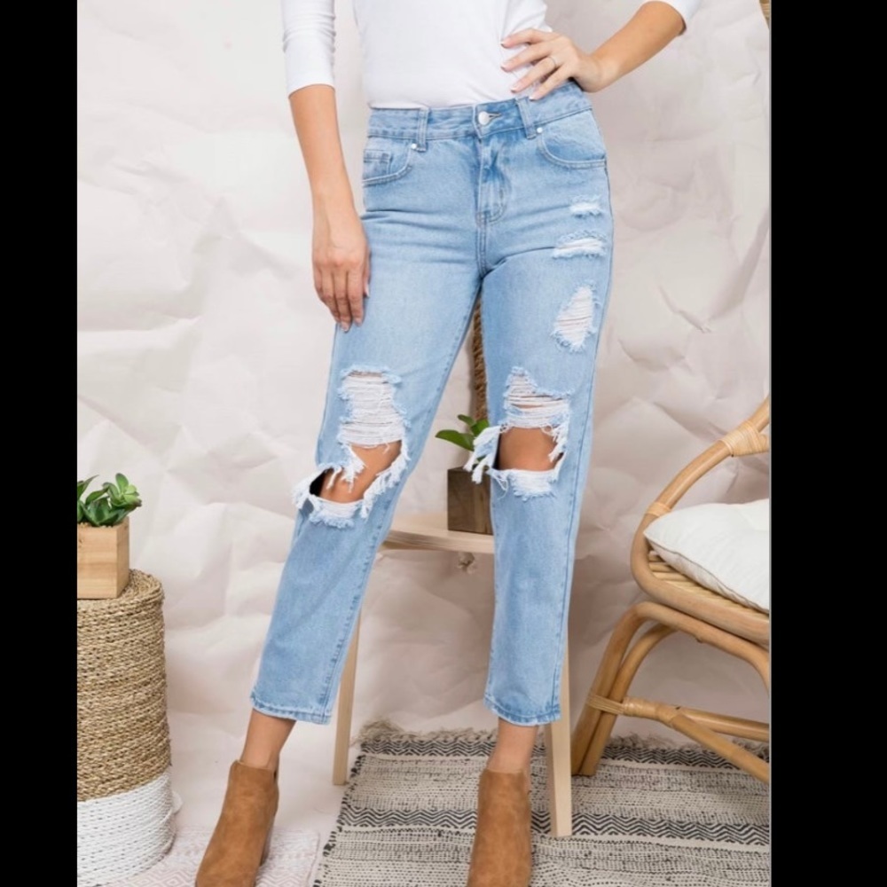 Light Blue Mom Jeans